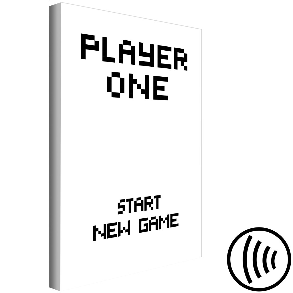 Obraz Start New Game (1-częściowy) Pionowy