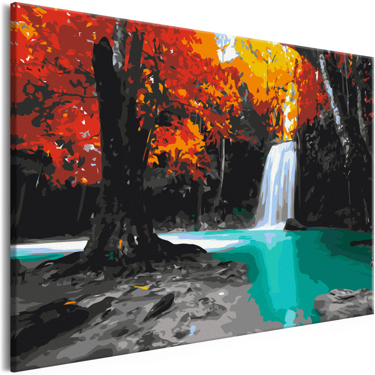 Paint by Number Kit Tree at the Waterfall 117184 additionalImage 5