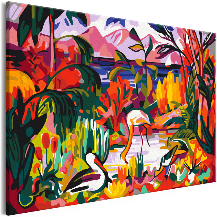 Kit de peinture Jean Metzinger: Paysage coloré aux oiseaux aquatiques 134684 additionalImage 6