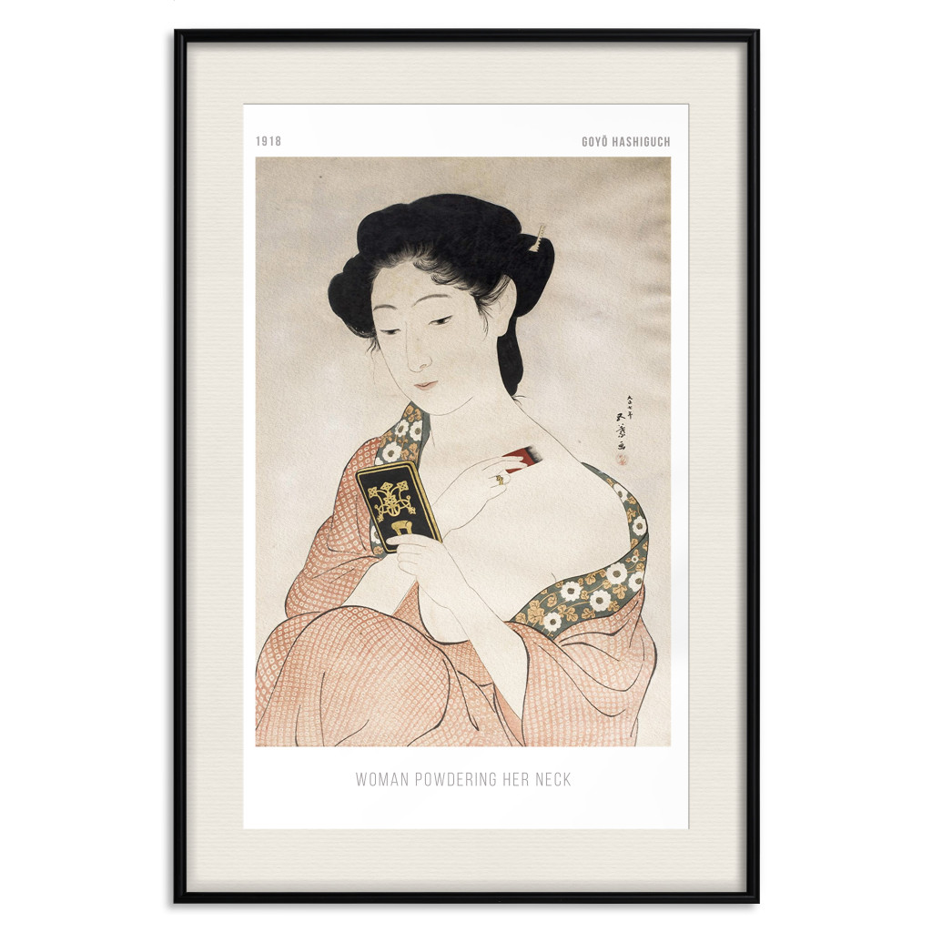 Poster Decorativo Woman Powdering Her Neck