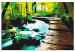 Paint by number Forest Footbridge - Wooden Road Among the Stream and Trees 149784 additionalThumb 6