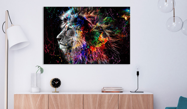 Acrylic Print Crazy Lion [Glass] 150584 additionalImage 3