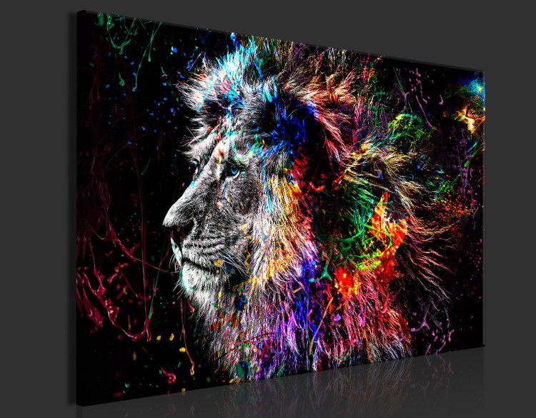 Acrylic Print Crazy Lion [Glass] 150584 additionalImage 4