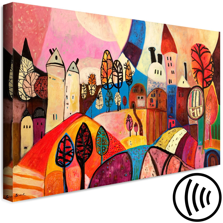 Canvas Colourful village  150684 additionalImage 6