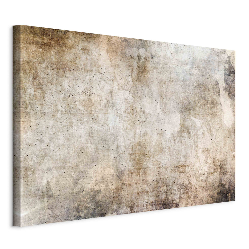 Schilderij Rust Texture - Abstract Painting In Shades Of Soft Browns [Large Format]