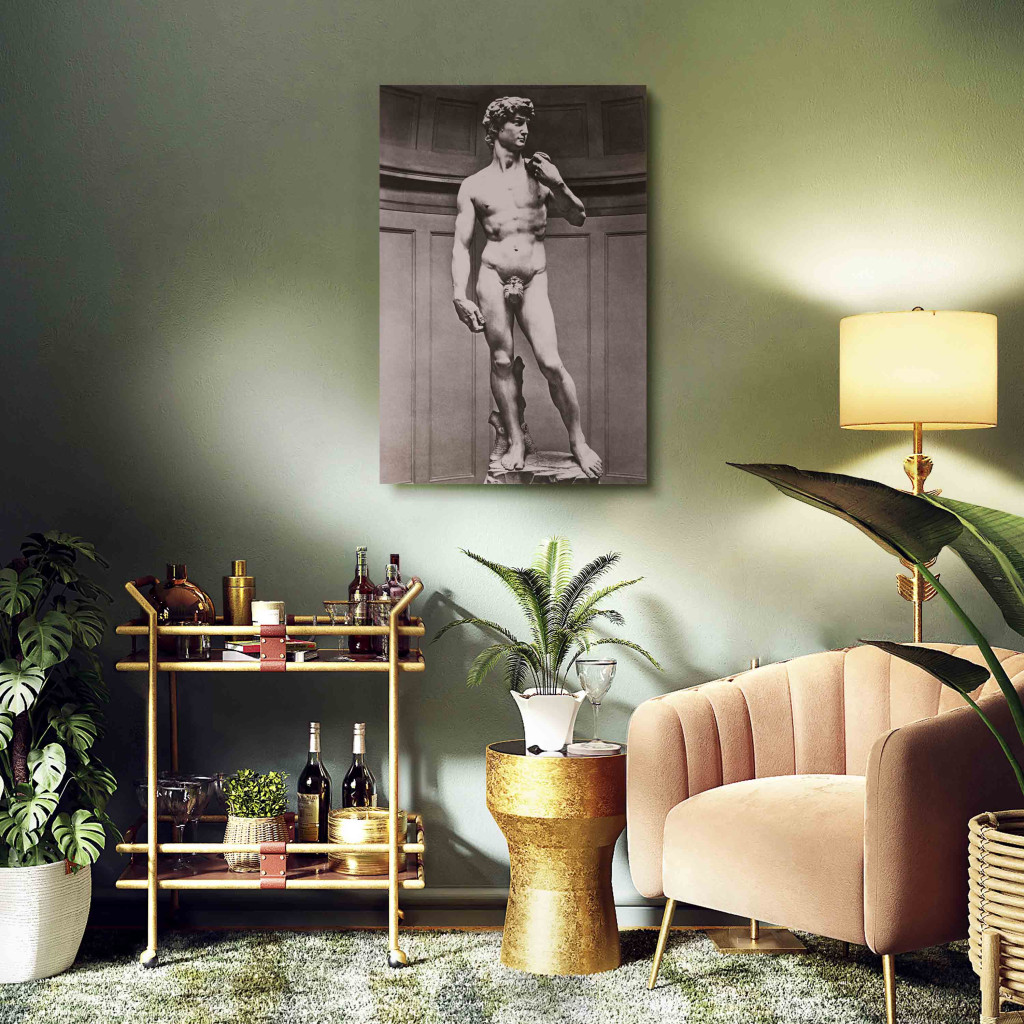 Schilderij  Michelangelo: Sculpture Of David