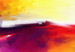 Tableau déco Île (1 pièce) - Abstraction aux couleurs vives avec motifs sombres 46784 additionalThumb 4