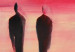 Leinwandbild Mysteriöse Figuren (1-teilig) - Abstrakte Silhouetten mit Schatten 47084 additionalThumb 2