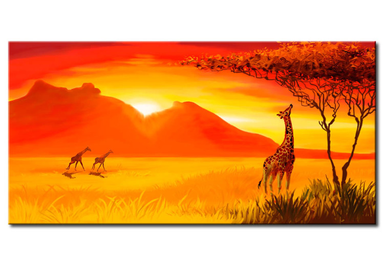 Cadre déco Girafes africaines 49484