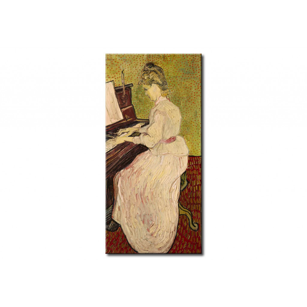 Schilderij  Vincent Van Gogh: Marguerite Gachet At The Piano