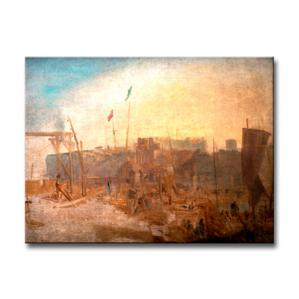 Schilderij  William Turner: Margate, Setting Sun