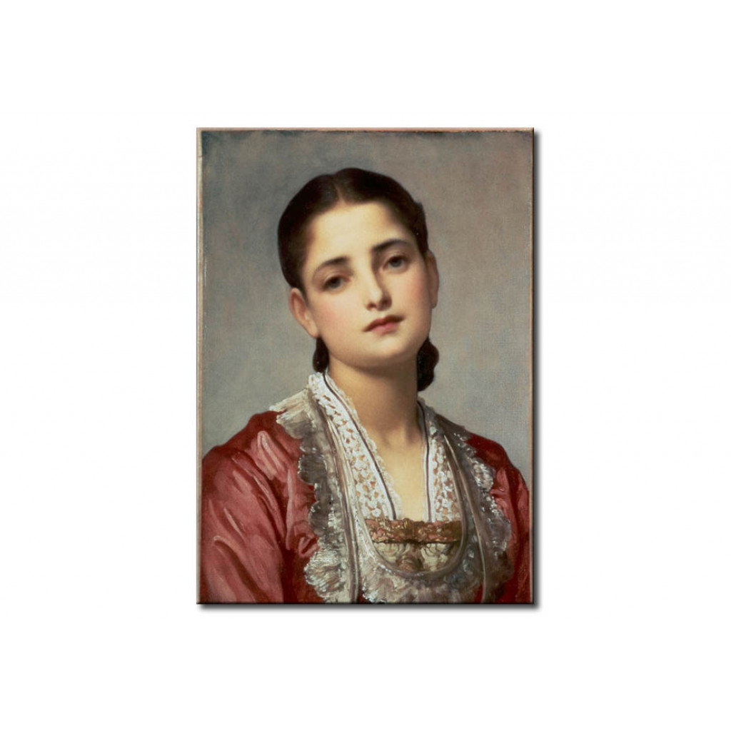 Schilderij  Frederic Leighton: Portrait Of A Woman