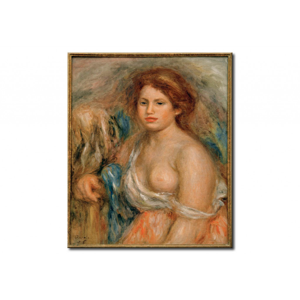 Schilderij  Pierre-Auguste Renoir: Brustbildnis