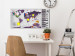 Carte du monde grattable Carte violette - poster sur panneau (version allemande) 106894 additionalThumb 2
