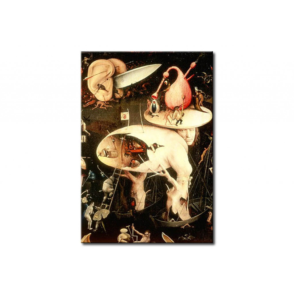 Cópia Do Quadro Famoso The Garden Of Earthly Delights: Hell, Right Wing Of Triptych