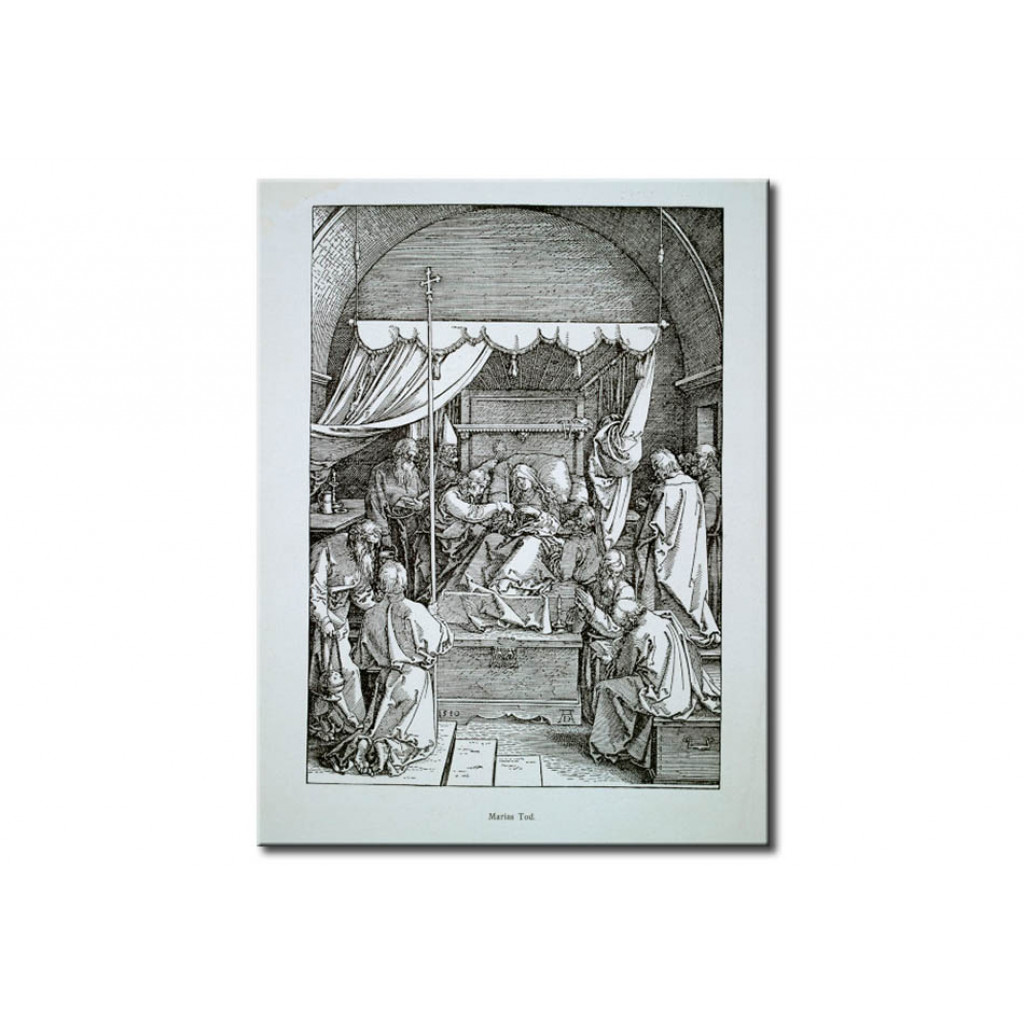Schilderij  Albrecht Dürer: Death Of The Virgin