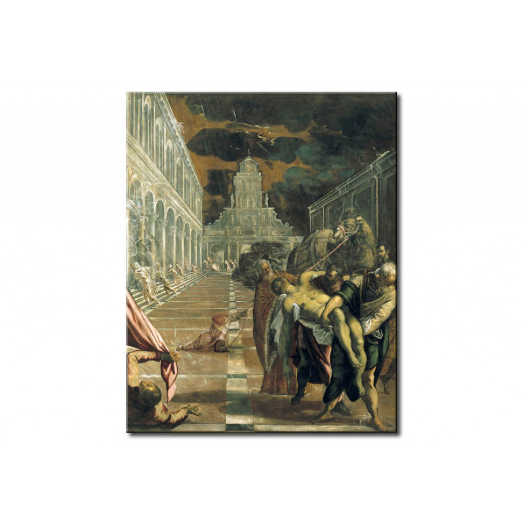 Schilderij  Tintoretto: The Stealing Of The Body Of St.Mark