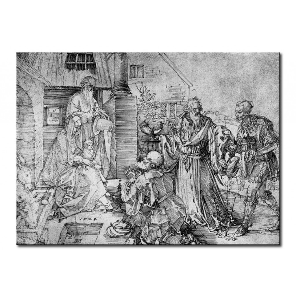Schilderij  Albrecht Dürer: The Adoration Of The Kings
