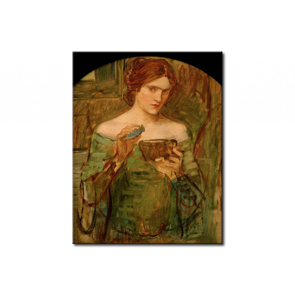 Schilderij  John William Waterhouse: The Love Philtre