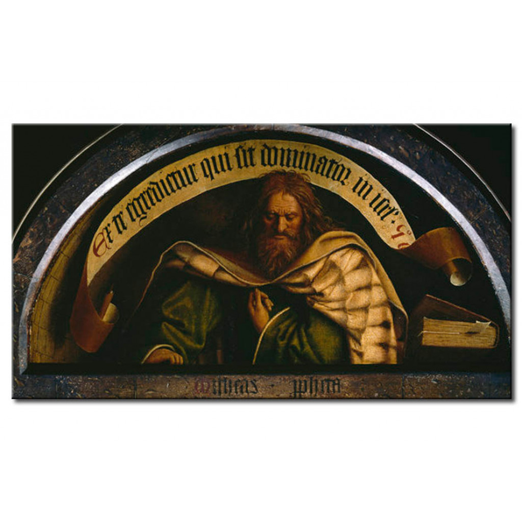 Schilderij  Jan Van Eyck: The Prophet Micah