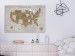 Obraz Mapa Stanów Zjednoczonych Ameryki Północnej - brązowa kompozycja 127894 additionalThumb 3