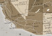 Obraz Mapa Stanów Zjednoczonych Ameryki Północnej - brązowa kompozycja 127894 additionalThumb 4