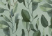 Carta da parati Foglie aggrovigliate - piante verdi rampicanti su uno sfondo blu 137294 additionalThumb 4