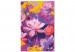 Paint by number Water Lily - Blooming Flowers of Pink, Purple and Yellow Colors 146194 additionalThumb 3