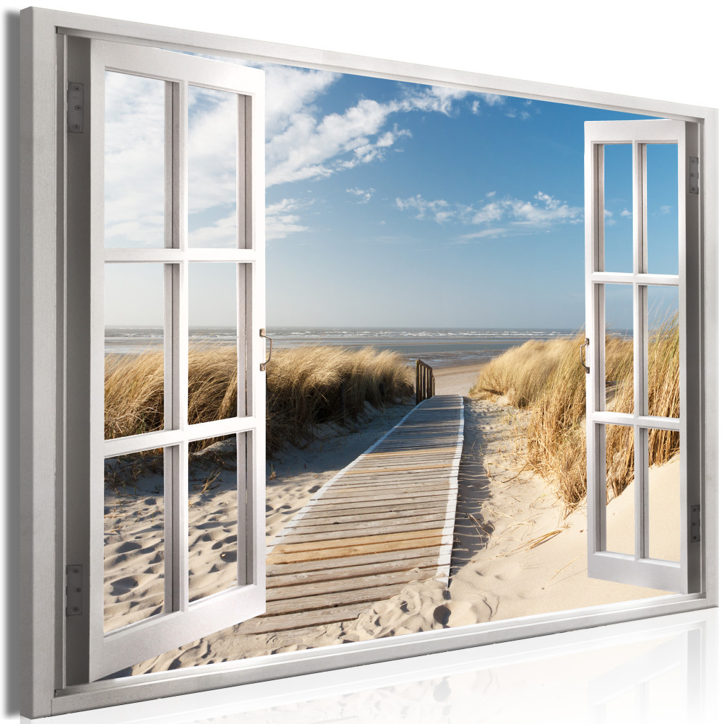 Duży Obraz XXL Okno: Widok Na Plażę [Large Format]