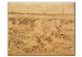 Tableau sur toile Champ de blé avec des gerbes 50894