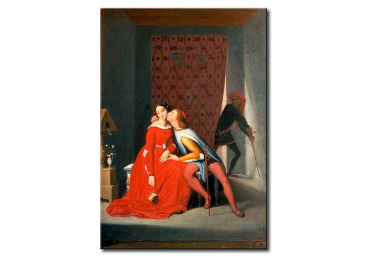 Cópia do quadro famoso Paolo and Francesca, surprised by Gianciotto 51794