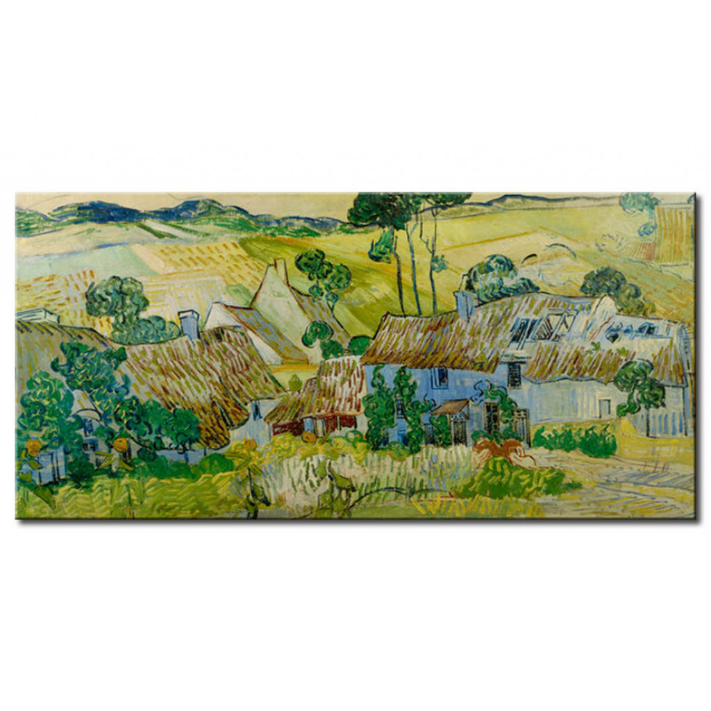 Schilderij  Vincent Van Gogh: Farms Near Auvers