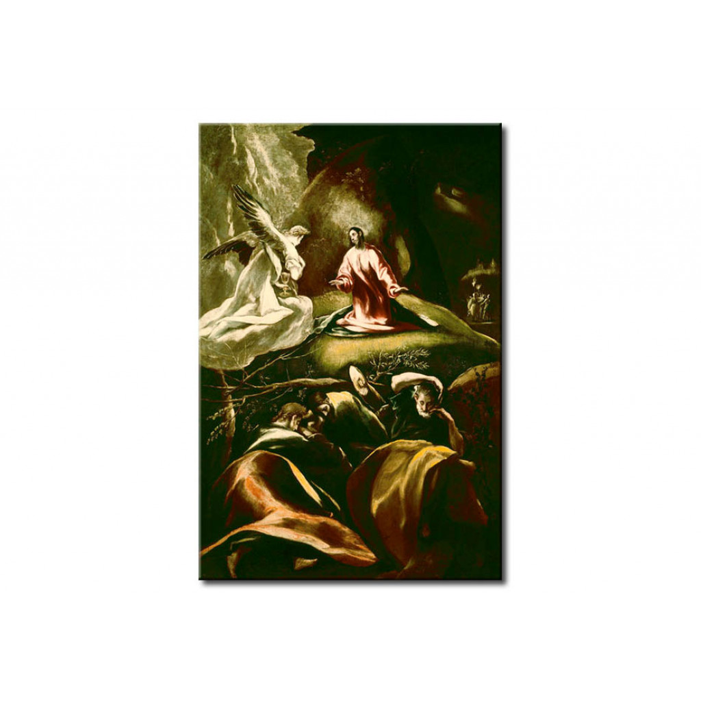 Schilderij  El Greco: Christ On The Mount Of Olives