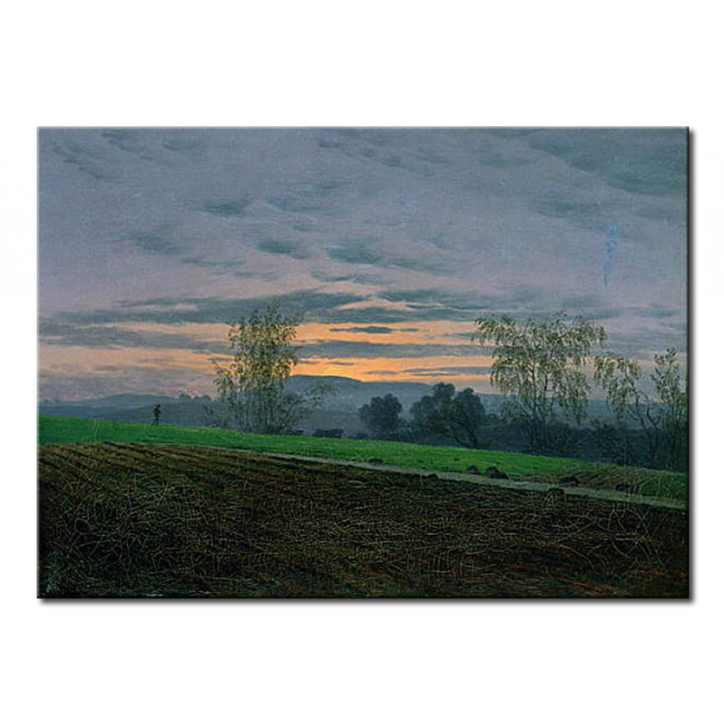Schilderij  Caspar David Friedrich: Ploughed Field