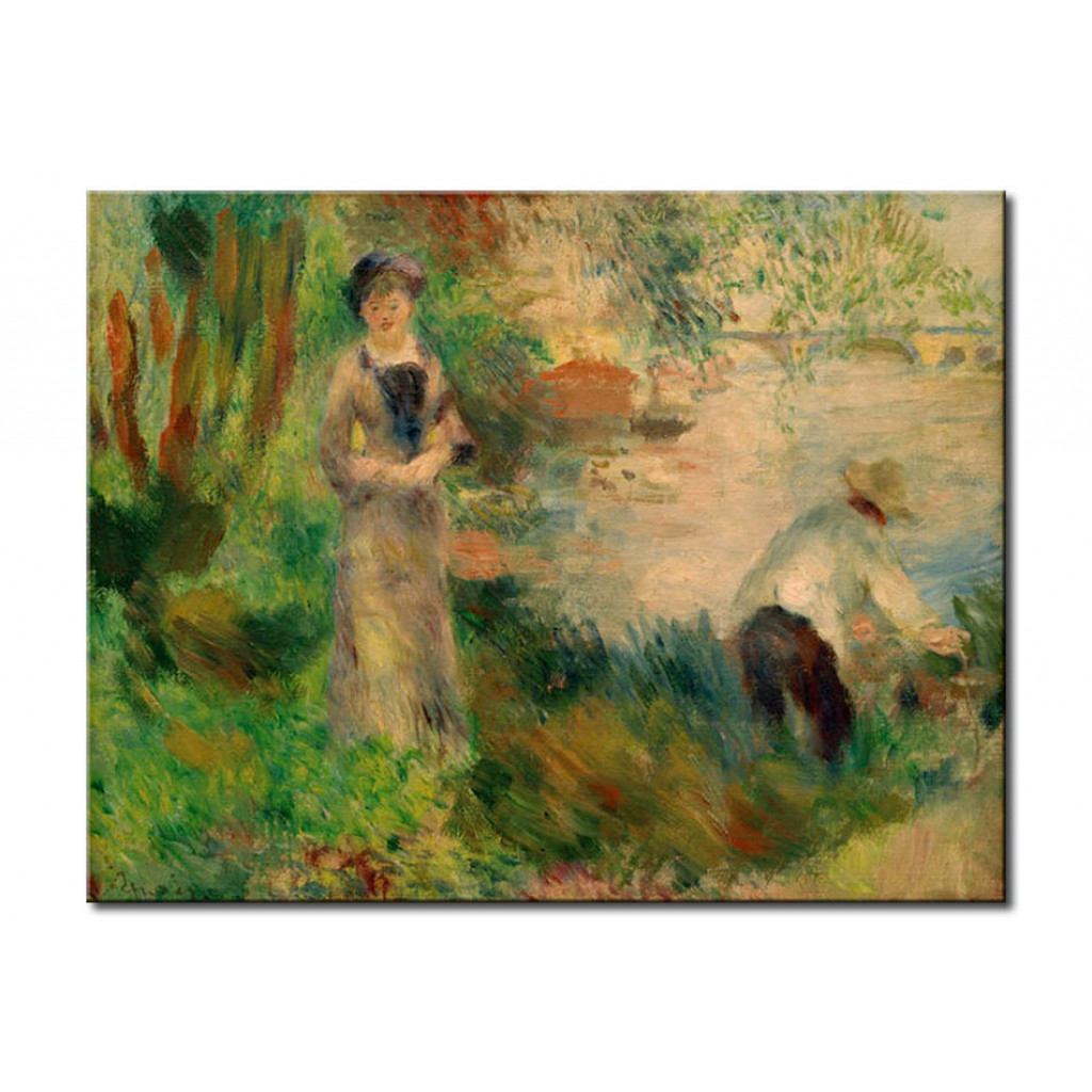 Schilderij  Pierre-Auguste Renoir: Sur L'Ile De Chatou