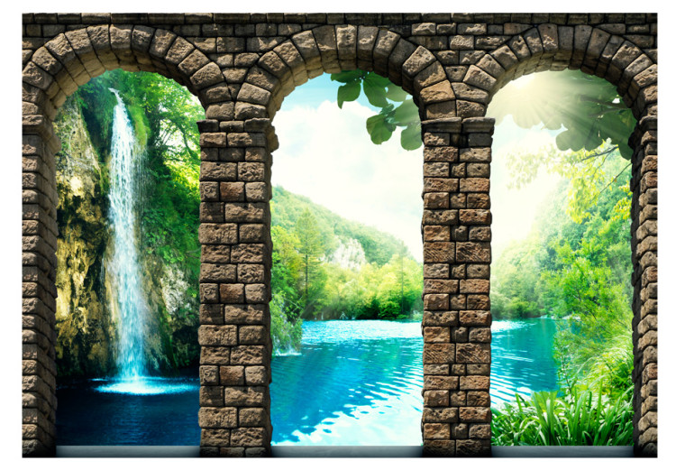 Wall Mural Mysterious waterfall 59994 additionalImage 1