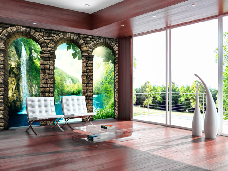 Wall Mural Mysterious waterfall 59994