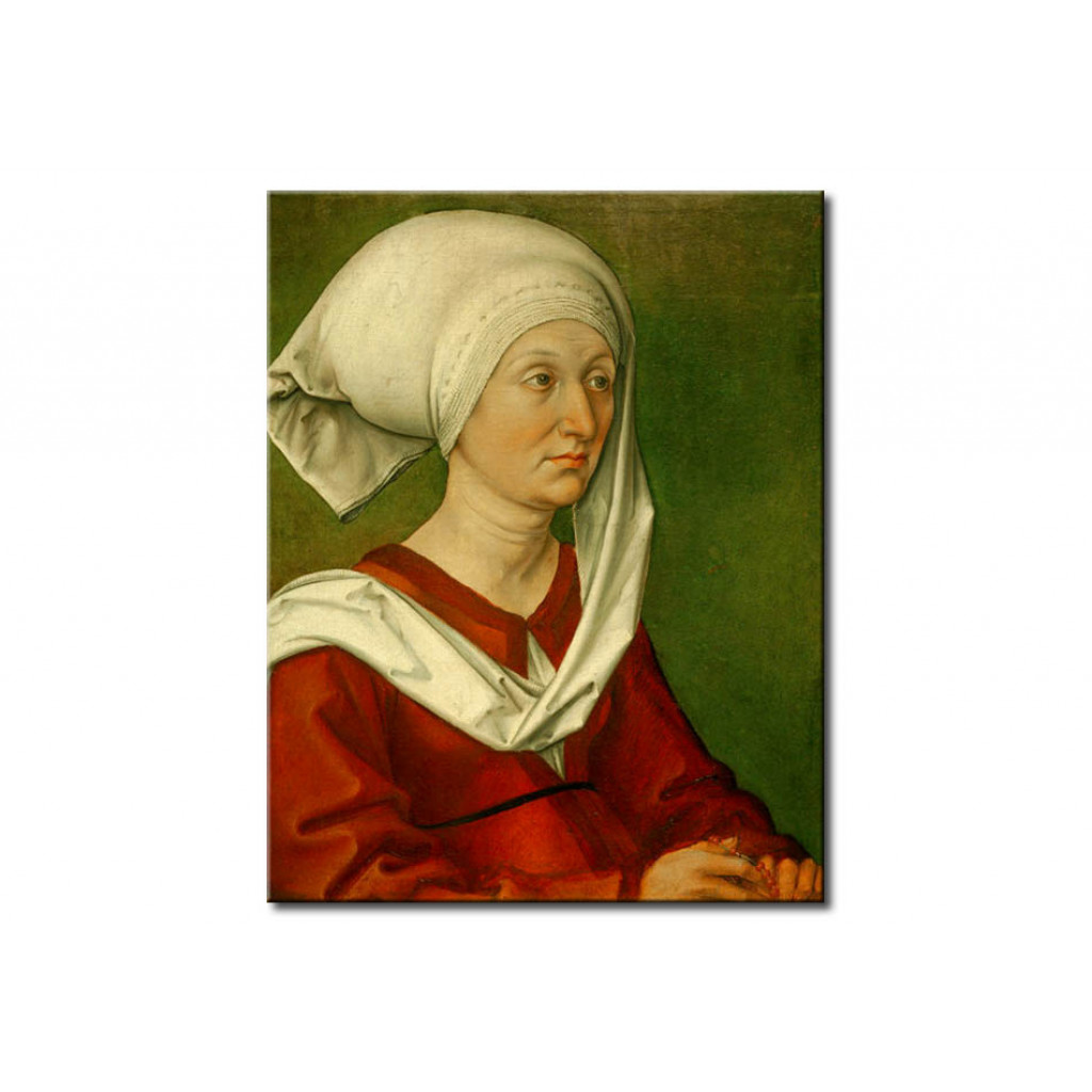 Canvastavla Portrait Of Barbara Dürer, Nee Holper