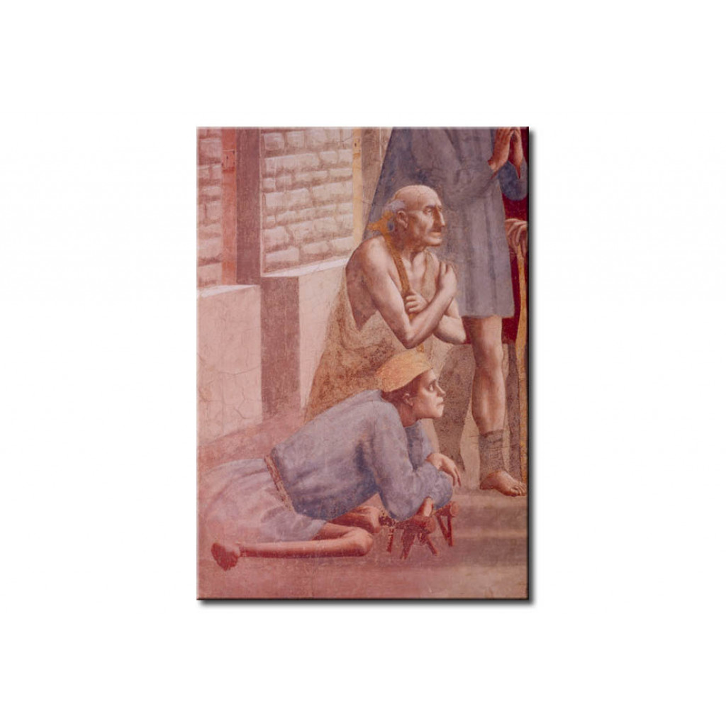 Schilderij  Masaccio: St.Peter Heals The Sick With His Shadow