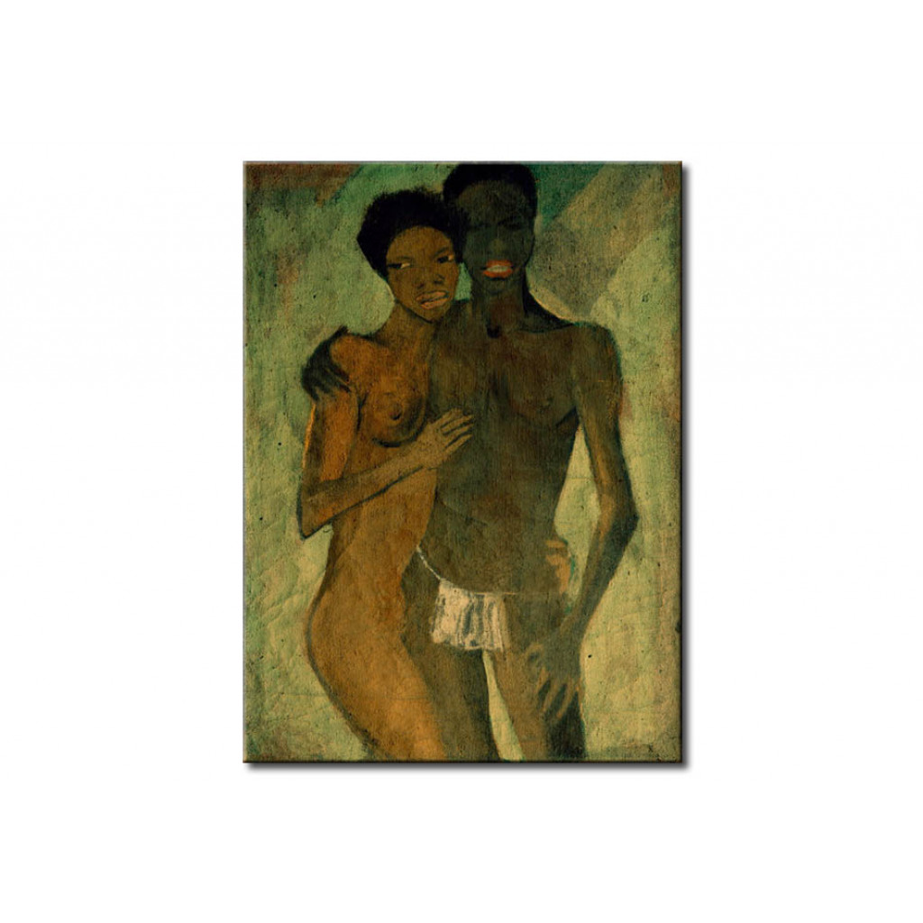 Schilderij  Otto Mueller: Liebespaar