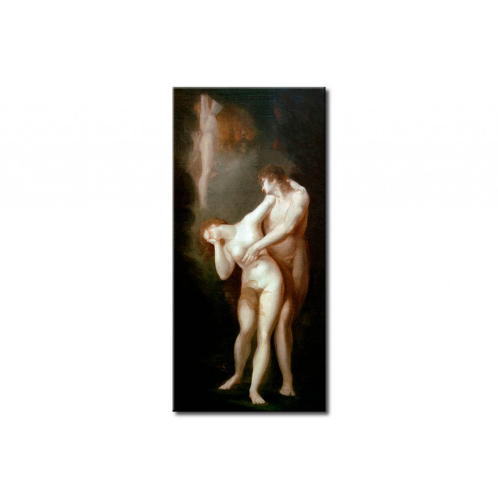 Schilderij  Johann Heinrich Füssli: The Expulsion Of Adam And Eve From Paradise