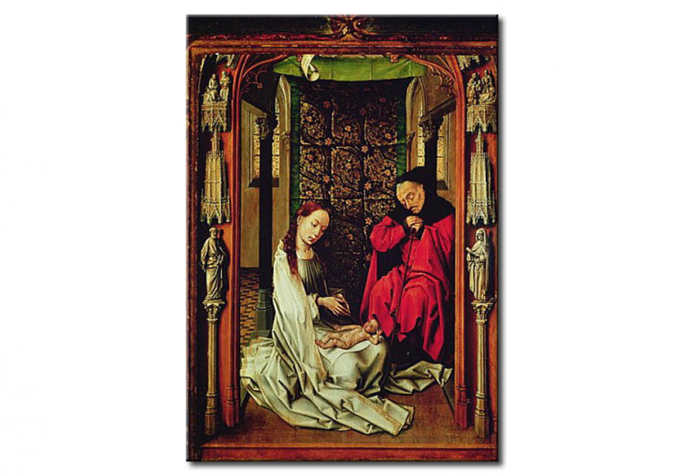 Riproduzione quadro The Nativity, left wing of a triptych 113305