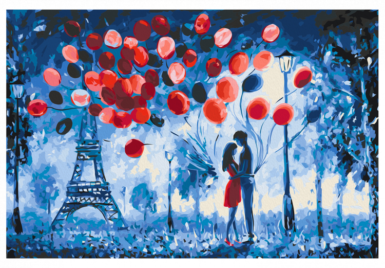 Wandbild zum Ausmalen Night in Paris  132305 additionalImage 7