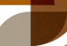 Obraz Kształty na piasku - abstrakcja geometryczna w kolorach ziemi 134705 additionalThumb 4