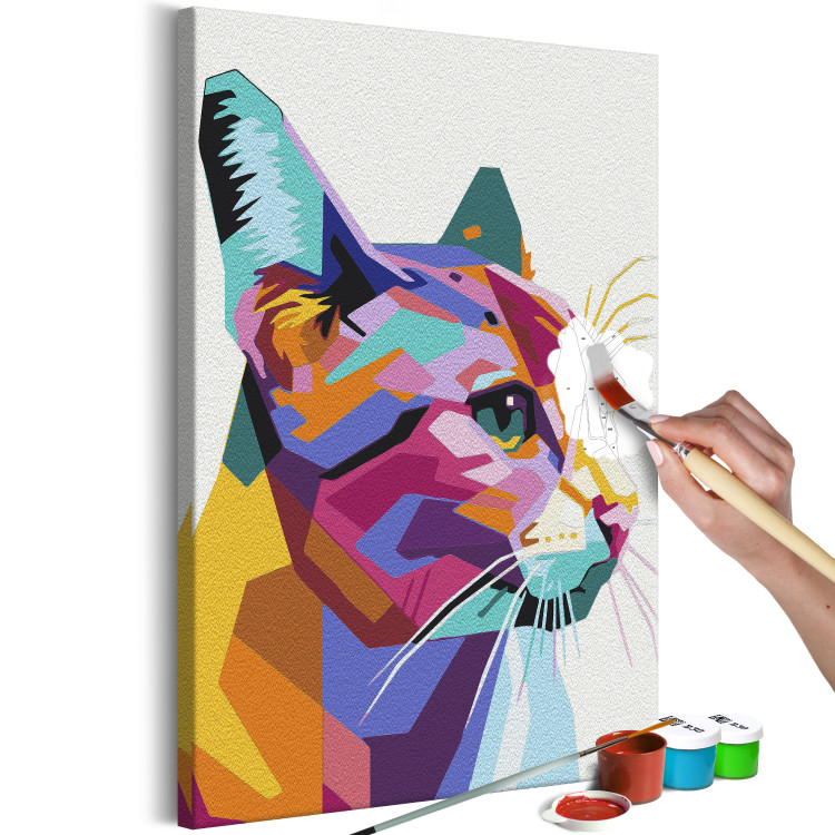 Paint by number Geometric Cat 135205 additionalImage 3