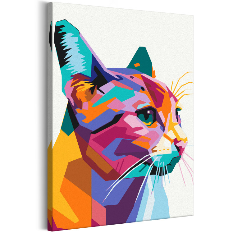 Paint by Number Kit Geometric Cat 135205 additionalImage 6