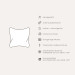 Mikrofaser Kissen Marble night - a minimalist geometric pattern in glamour style cushions 146805 additionalThumb 7