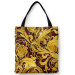 Borsa a sacco Gold ornaments - abstract motif with acanthus leaves in baroque style 147705