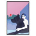 Wall Poster Woman and Dog - Minimalist Vector Illustration 149705 additionalThumb 21