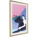 Wall Poster Woman and Dog - Minimalist Vector Illustration 149705 additionalThumb 11